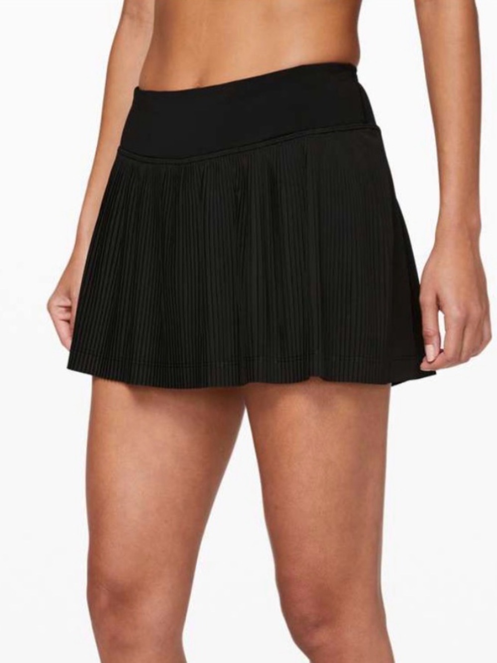 Lululemon Pleat To Street Skirt III Black W8AAMS